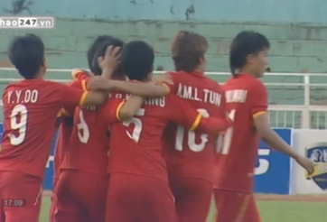 Video clip bàn thắng: Nữ Myanmar 4-1 Nữ Philippines (AFF Cup nữ 2015)