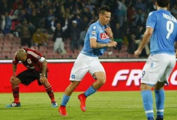 Video clip bàn thắng: Napoli 3-0 AC Milan (V34 Serie A)