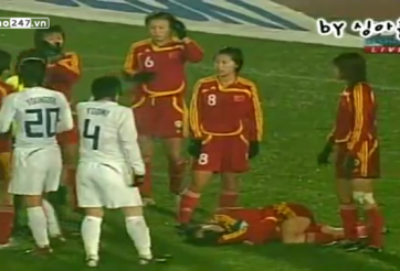 VIDEO: Tình huống chơi xấu khó tin của ĐT bóng đá nữ Trung Quốc