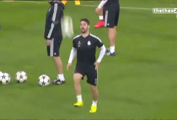 VIDEO: Pha khống chế bóng như gắn nam châm vào chân của Isco