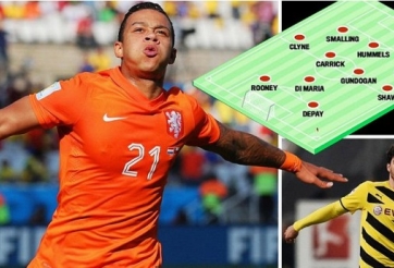 Lộ đội hình Man United mùa tới khi có Memphis Depay