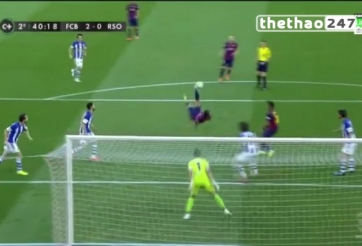 VIDEO: Pha ngả bàn đèn tuyệt đẹp của Pedro