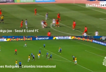 VIDEO: Siêu phẩm giống James Rodriguez tại giải VĐQG Hàn Quốc