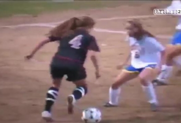 VIDEO: Kiệt tác xâu kim có 1 không 2 trong bóng đá nữ