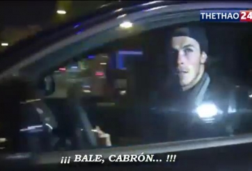 VIDEO: Gareth Bale bị fan chửi thậm tệ khi lái xe rời Bernabeu