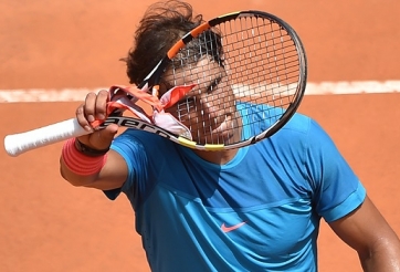 Rome Masters 2015: Thắng dễ Isner, Nadal gặp Wawrinka tại tứ kết
