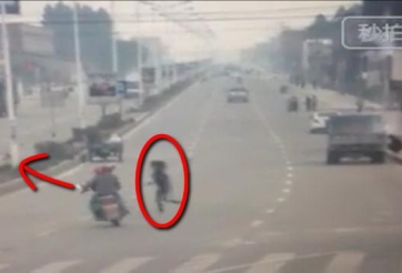 Video hài hước: Pha tì đè không tưởng của 'nữ siêu nhân đường phố'