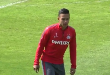 VIDEO: Memphis Depay ghi bàn đẹp mắt trong buổi tập cuối cùng với PSV
