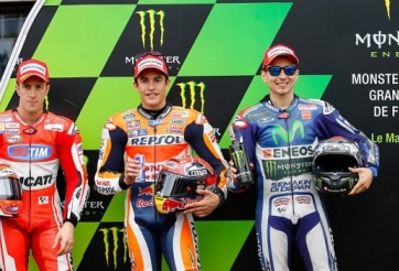 Kết quả phân hạng MotoGP chặng 5- Monster Energy Grand Prix de France 2015
