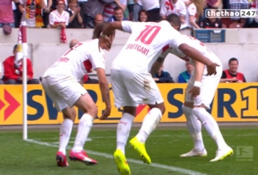 VIDEO: Màn ăn mừng siêu dị của sao Bundesliga