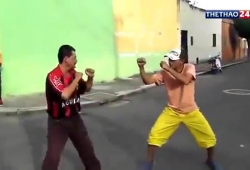VIDEO: Không thể nhịn cười với màn đấu võ đường phố siêu hài hước