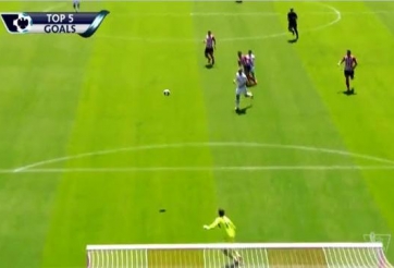 VIDEO: Tốp 5 bàn thắng đẹp nhất vòng 37 Ngoại hạng Anh