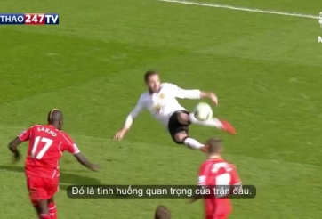 VIDEO: Pha volley thần sầu của Mata giành giải bàn thắng đẹp nhất năm