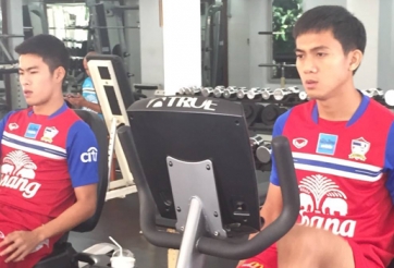 ĐT Thái Lan miệt mài tập luyện cho trận gặp ĐT VN