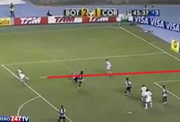 VIDEO: Cú sút với uy lực kinh hoàng của Roberto Carlos