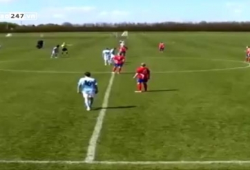 VIDEO: Cầu thủ U19 ghi bàn siêu tốc chỉ sau 5 giây tại Đan Mạch