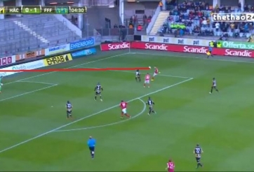 VIDEO: Siêu phẩm volley của huyền thoại Van Basten được tái hiện ở Thụy Điển