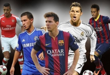 VIDEO: Skill lừa bóng của Messi, Ronaldo, Hazard, Neymar ở mùa giải 2014/15