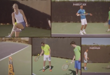 VIDEO: Màn so tài tâng bóng của Stefan Bojic cùng các tay vợt nổi tiếng