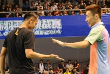 VIDEO: Giao hữu cầu lông Lin Dan vs Lee Chong Wei