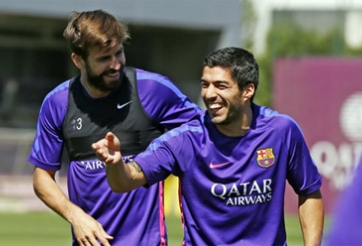 Barca nhận tin từ Suarez trước trận CK Cúp nhà Vua