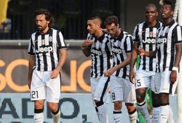 Video clip bàn thắng: Hellas Verona 2-2 Juventus (VĐQG Italia 2014/15)