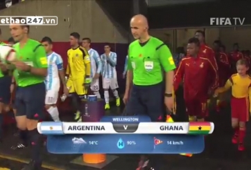 Video clip bàn thắng: Argentina 2-3 Ghana (U20 FIFA World Cup 2015)