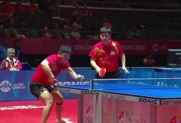 Video bóng bàn SEA Games 28: Gao Ning/Li Hu -Đối thủ của Anh Tú/Tuấn Quỳnh ở bán kết