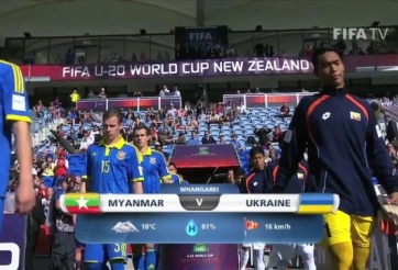 Video bàn thắng: Myanmar 0-6 Ukraine (U20 FIFA World Cup 2015)