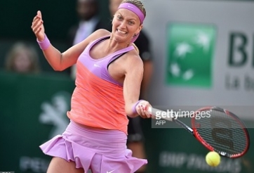 Roland Garros 2015: Kvitova thua sốc tại vòng 4