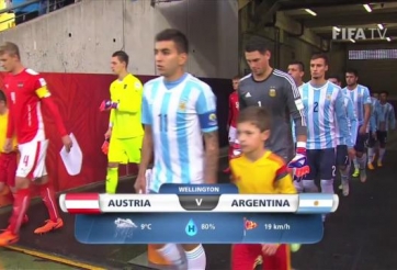 Video bàn thắng: Áo - Argentina (U20 FIFA World Cup 2015)