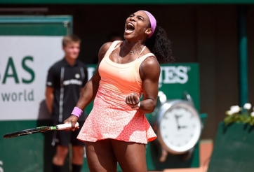 Roland Garros 2015: Thắng vất, Serena gặp Safarova tại chung kết
