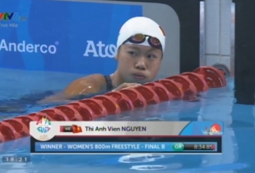 BTC SEA Games phát bài Mình yêu nhau đi (Bích Phương) khi Ánh Viên giành HCV