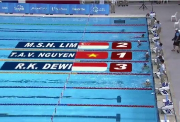 Video SEA Games 28: Vòng loại 200m bơi hỗn hợp nữ - Nguyễn Thị Ánh Viên