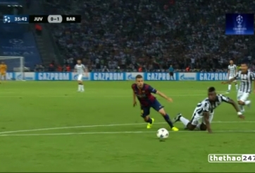 VIDEO: Pogba ngã trong vòng cấm nhưng không có penalty cho Juventus