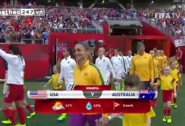 Video clip bàn thắng: Mỹ 3-1 Australia (World Cup nữ 2015)
