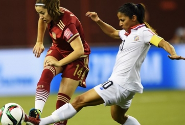 Video clip bàn thắng: Tây Ban Nha - Costa Rica (World Cup bóng đá nữ 2015)