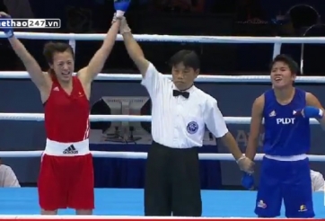 Video SEA Games 28: Nguyễn Thị Yến mang về tấm HCV Boxing hạng cân 51kg