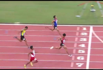 Video SEA Games 28: Vòng loại chạy 200m nam - Lê Trọng Hinh