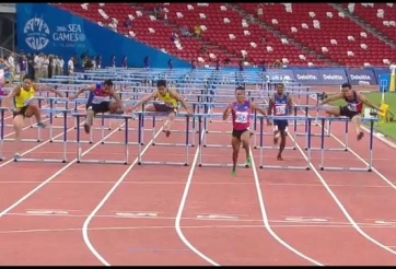 Video SEA Games 28: Chung kết 110m chạy vượt rào nam