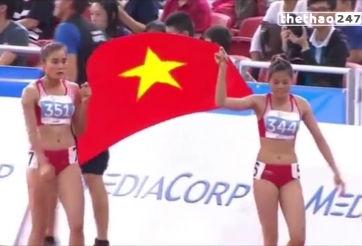 Video SEA Games 28: Chung kết chạy 400m nữ - Nguyễn Thị Huyền/Quách Thị Lan