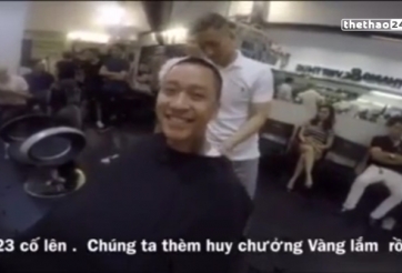 VIDEO: Tuấn Hưng thực hiện lời hứa 'xuống tóc' tại Berlin