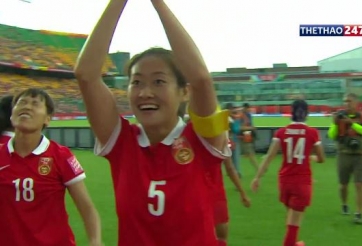 Video bàn thắng: Trung Quốc 1-0 Hà Lan (VCK World Cup bóng đá nữ 2015)