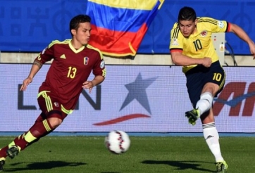 Video clip bàn thắng: Colombia 0-1 Venezuela (Copa America 2015)