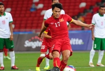 Video SEA Games 28: Mạc Hồng Quân mở tỷ số cho U23 Việt Nam ở phút 13