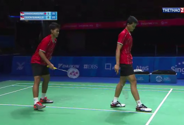 Video chung kết cầu lông SEA Games 28: Nội dung đôi nam