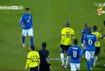 VIDEO: Neymar nhận thẻ đỏ vì hành động xấu khi trận đấu đã kết thúc