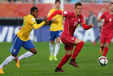 Video clip bàn thắng: Brazil 1-2 Serbia (Chung kết U20 FIFA World Cup 2015)