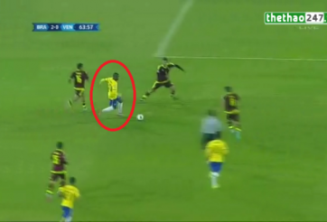 VIDEO: Robinho độc diễn qua 4 cầu thủ Venezuela