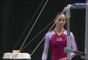 VIDEO: Tai nạn hy hữu của người đẹp TDDC Malaysia